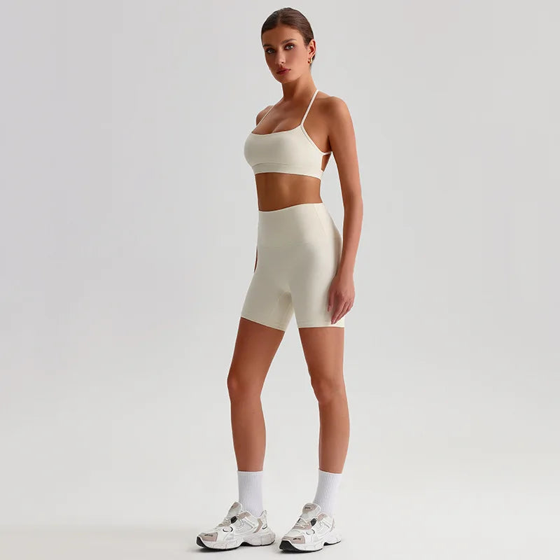 Ensemble de sport femme 2 pièces, coupe ajustée, respirant et séchage rapide