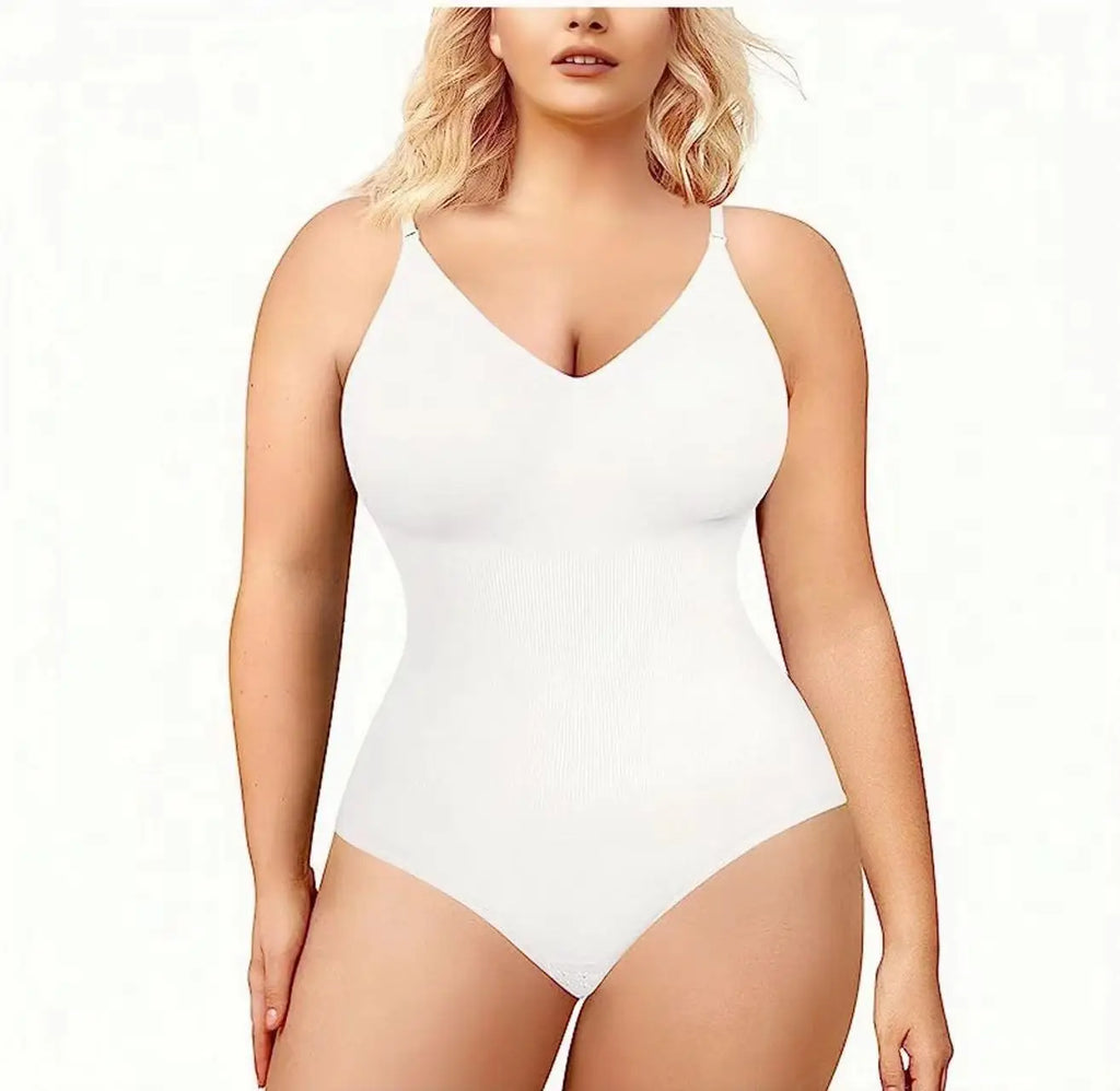 Body Gainant Sans Couture Grande Taille pour Femme - Contrôle Ventre Post-Partum et Remontage des Fesses