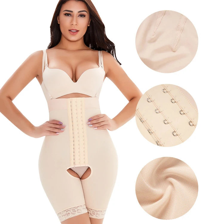 Bodysuit Faja Colombiana Postopératoire à Bretelles Réglables - Contrôle Ventre et Gainage de la Hanche