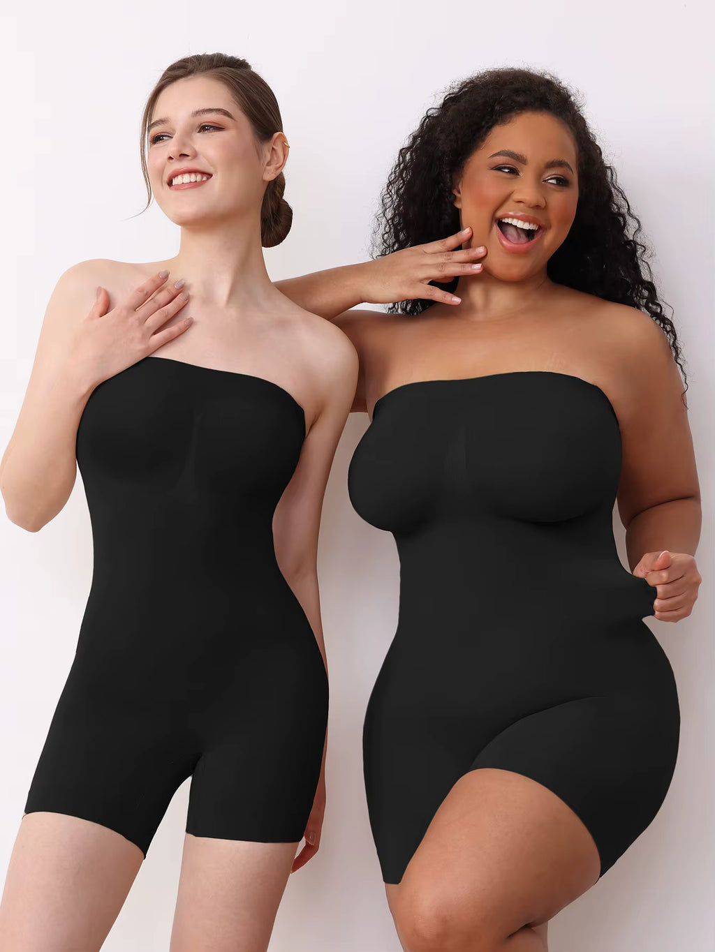 Bodysuit Gainant Sans Coutures Sans Bretelles  - Tube Top Sculptant Invisible