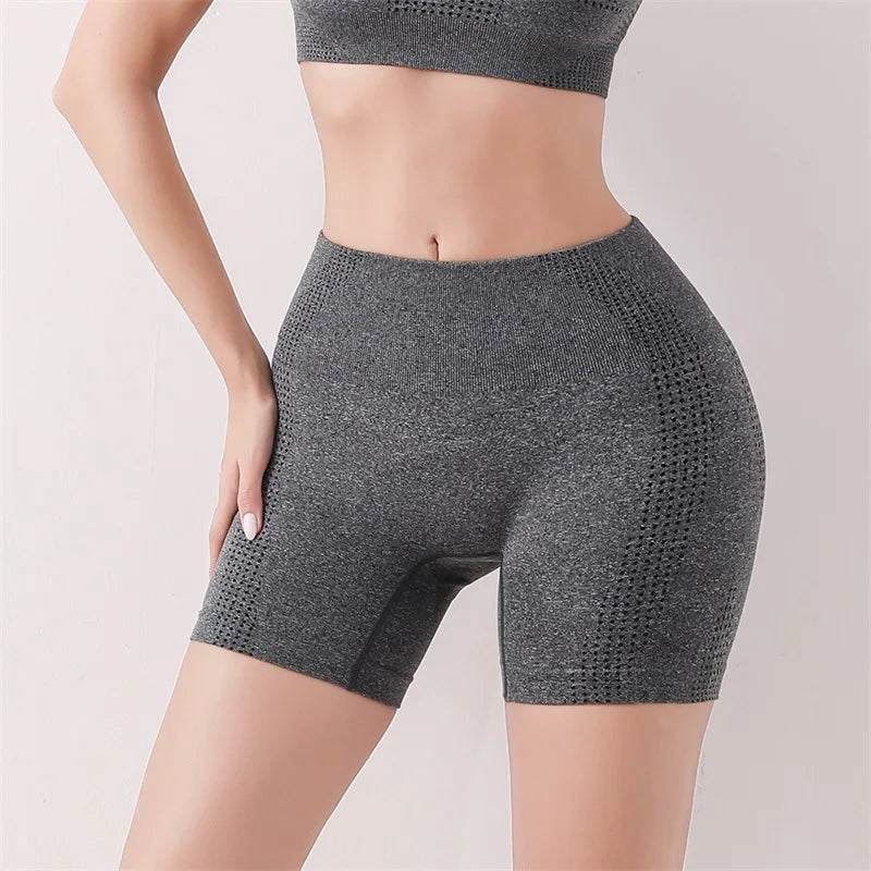 Shorts de Sport Techniques pour Gym, Yoga et Fitness – Couche Scrunch, Élastique et Respirant