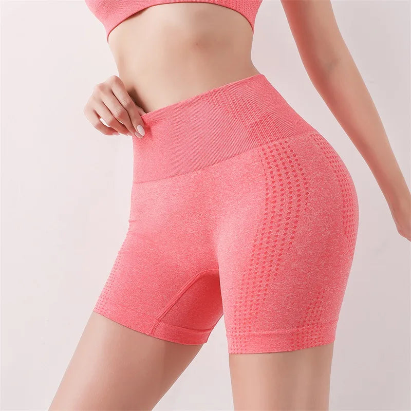 Shorts de Sport Techniques pour Gym, Yoga et Fitness – Couche Scrunch, Élastique et Respirant