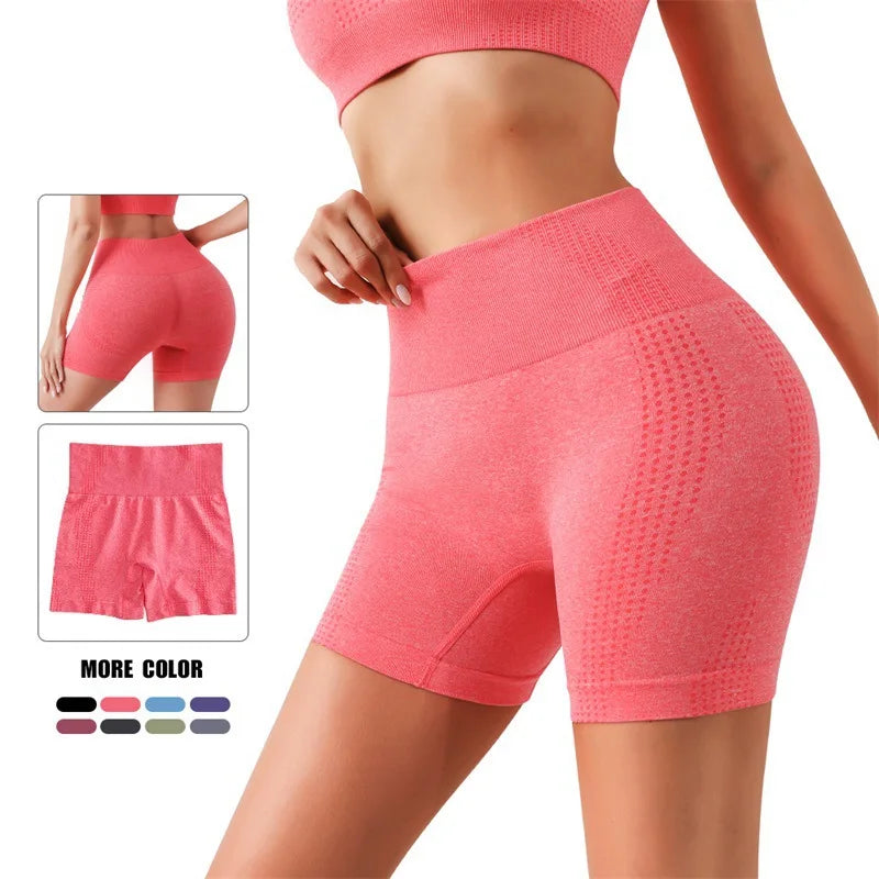 Shorts de Sport Techniques pour Gym, Yoga et Fitness – Couche Scrunch, Élastique et Respirant