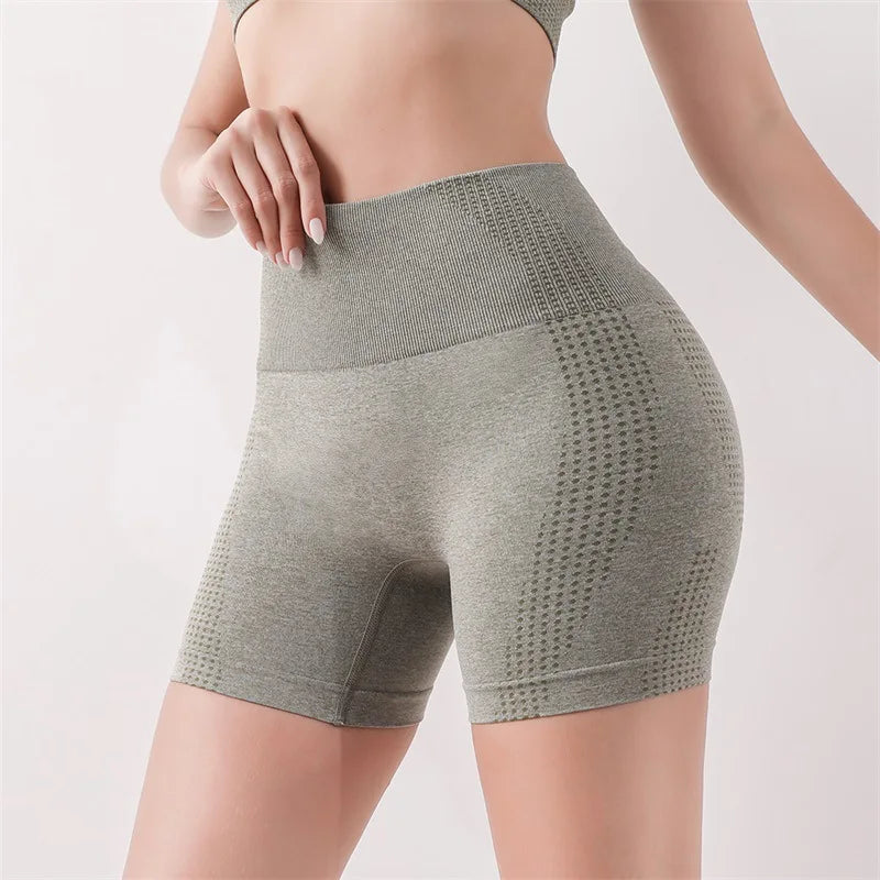 Shorts de Sport Techniques pour Gym, Yoga et Fitness – Couche Scrunch, Élastique et Respirant