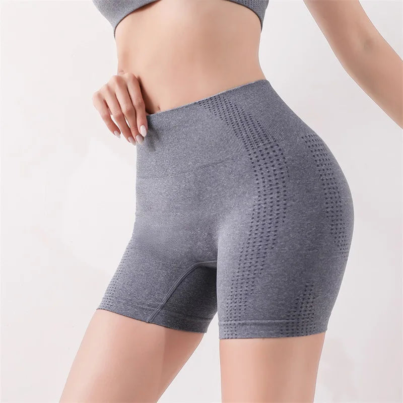 Shorts de Sport Techniques pour Gym, Yoga et Fitness – Couche Scrunch, Élastique et Respirant
