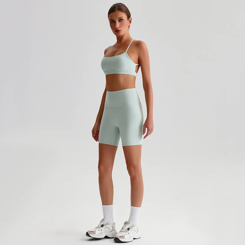 Ensemble de sport femme 2 pièces, coupe ajustée, respirant et séchage rapide