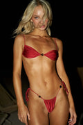 Ensemble bikini léopard sexy 2 pièces - triangle et bas brésilien