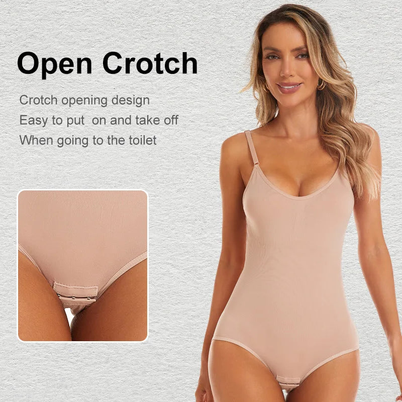 Body Gainant Sans Couture pour Femme : Effet Ventre Plat et Fesses Liftées