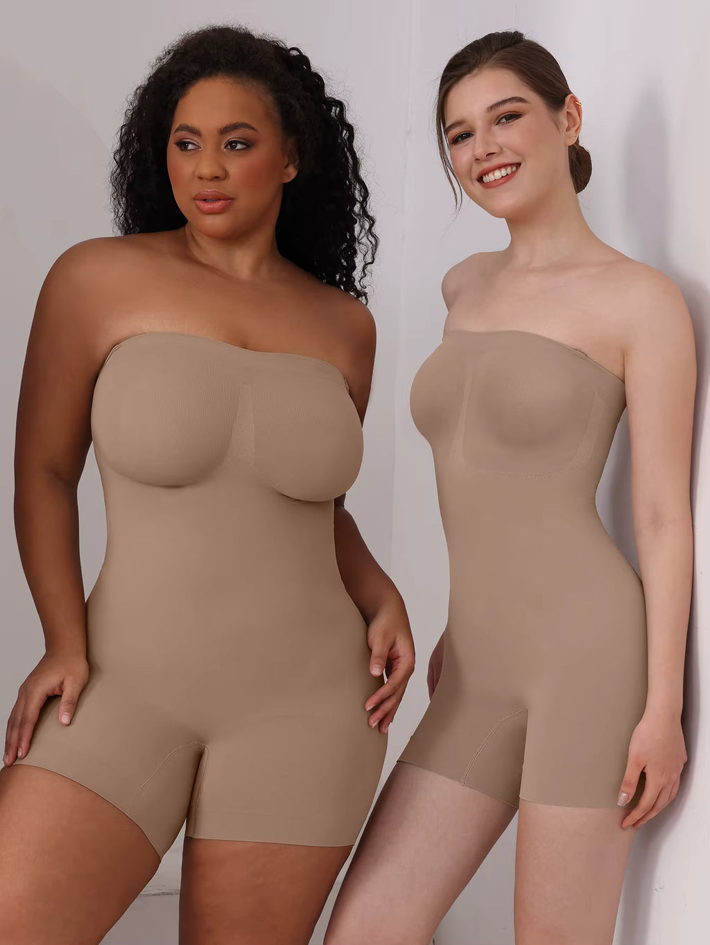 Bodysuit Gainant Sans Coutures Sans Bretelles  - Tube Top Sculptant Invisible