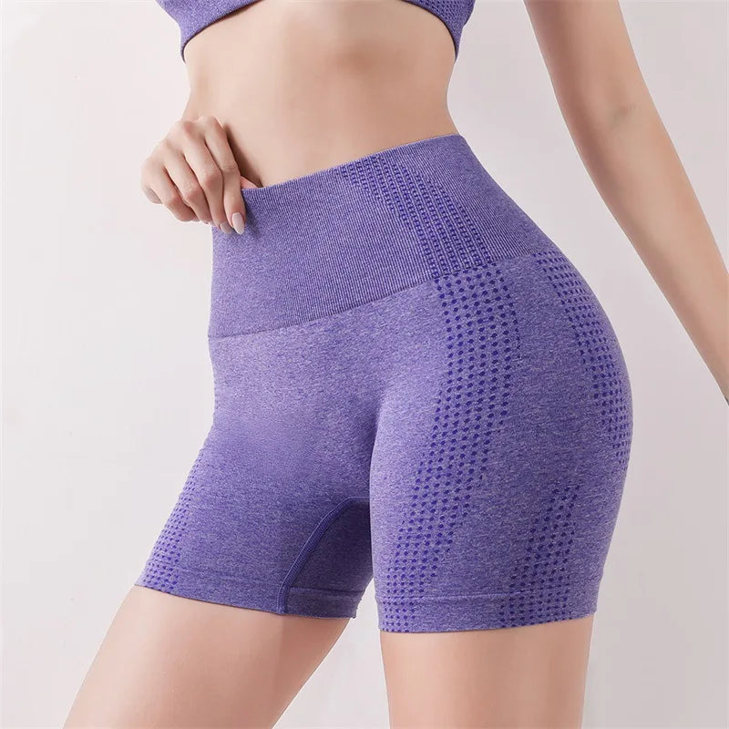 Shorts de Sport Techniques pour Gym, Yoga et Fitness – Couche Scrunch, Élastique et Respirant