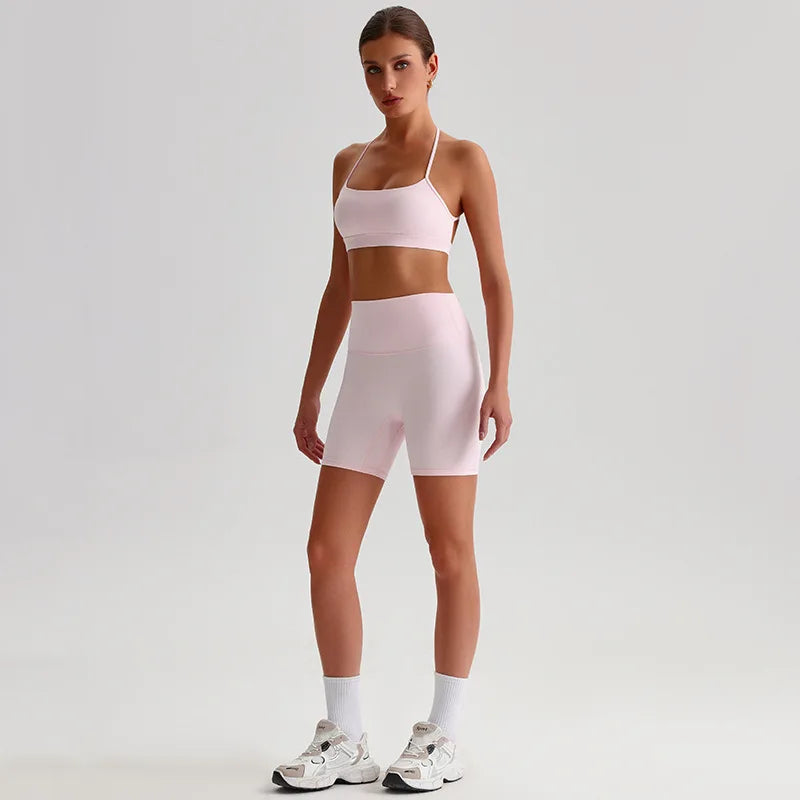 Ensemble de sport femme 2 pièces, coupe ajustée, respirant et séchage rapide