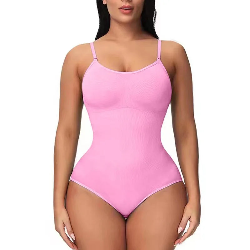 Body Gainant Sans Couture Grande Taille pour Femme - Contrôle Ventre Post-Partum et Remontage des Fesses