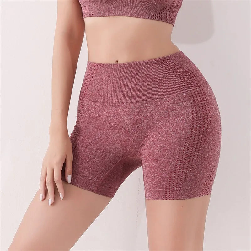 Shorts de Sport Techniques pour Gym, Yoga et Fitness – Couche Scrunch, Élastique et Respirant