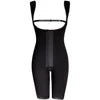 Bodysuit gainant post-partum grande taille à compression forte
