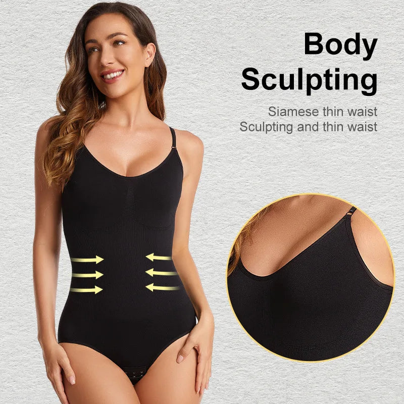 Body Gainant Sans Couture pour Femme : Effet Ventre Plat et Fesses Liftées