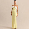 Robe longue élégante à épaules dénudées pour femme