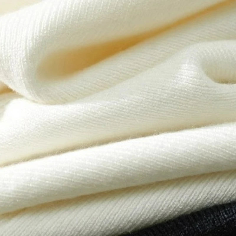 Damenpullover Stehkragen Warm Winter Gestrickt Farbblock Slim Fit Vielseitig Vintage Casual Langarm