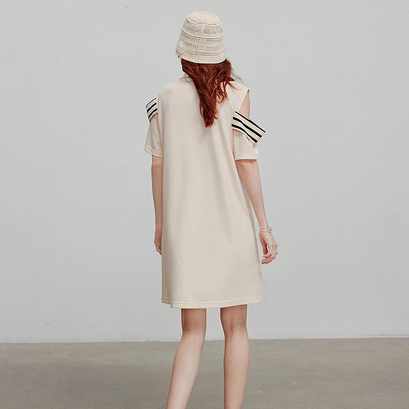 Women's short-sleeved summer holiday style dress