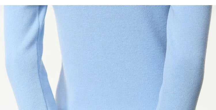 Damenpullover Stehkragen Warm Winter Gestrickt Farbblock Slim Fit Vielseitig Vintage Casual Langarm