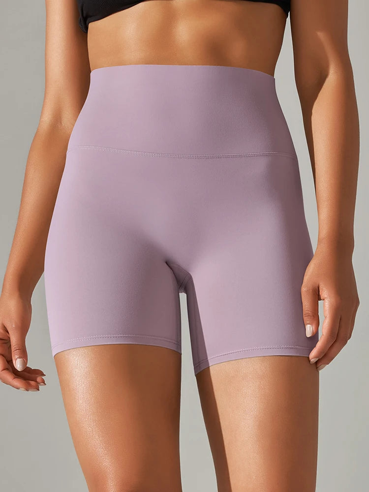 Sportshorts für Damen mit hohem Bund und Shaping-Effekt