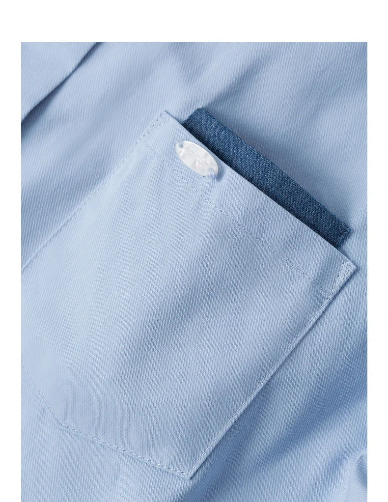 Chemise femme unie à poches