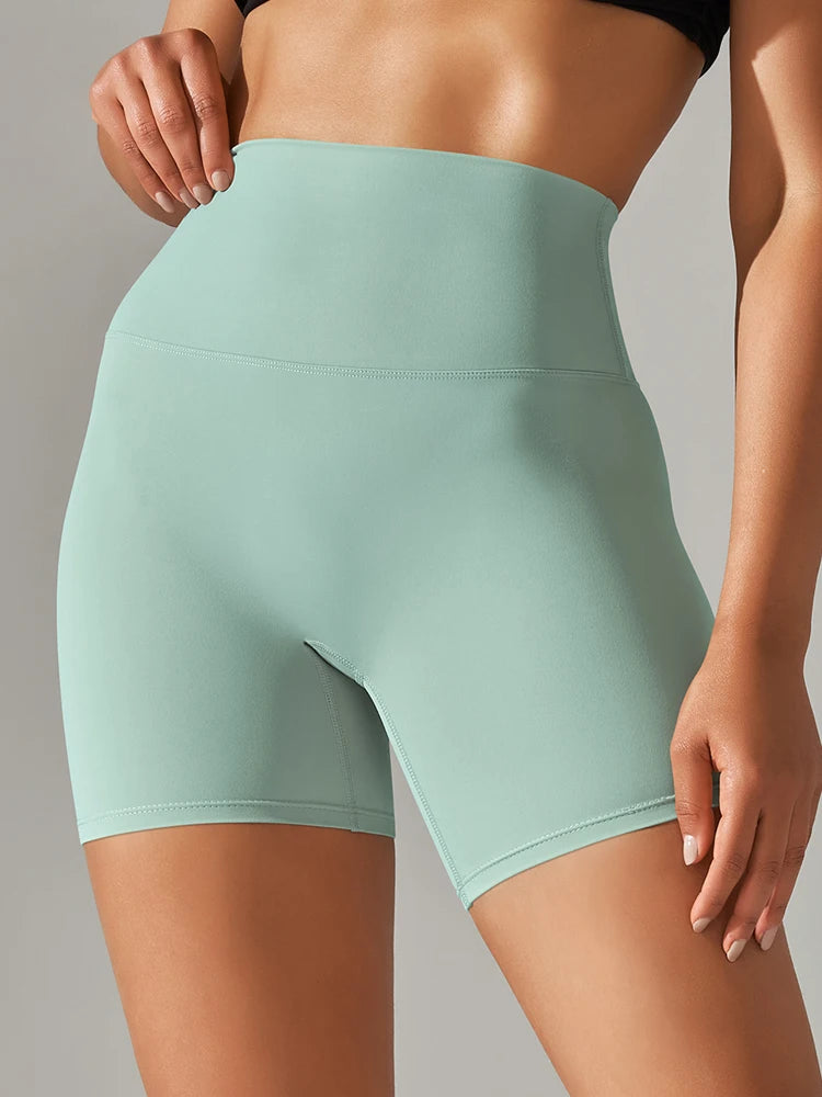 Sportshorts für Damen mit hohem Bund und Shaping-Effekt