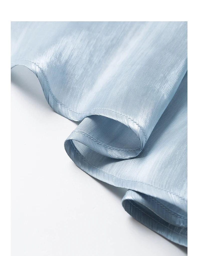 Robe femme mi-mollet été A-Line sans manches à bretelles fines