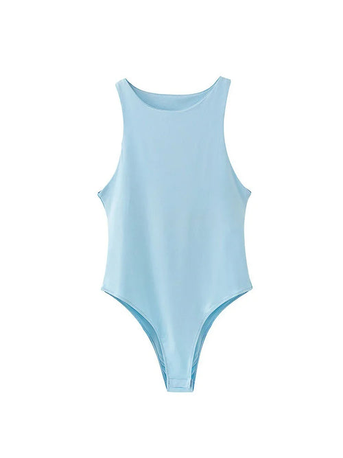 Enganliegender kurzer Jumpsuit