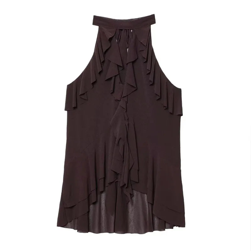 Plissiertes Tanktop