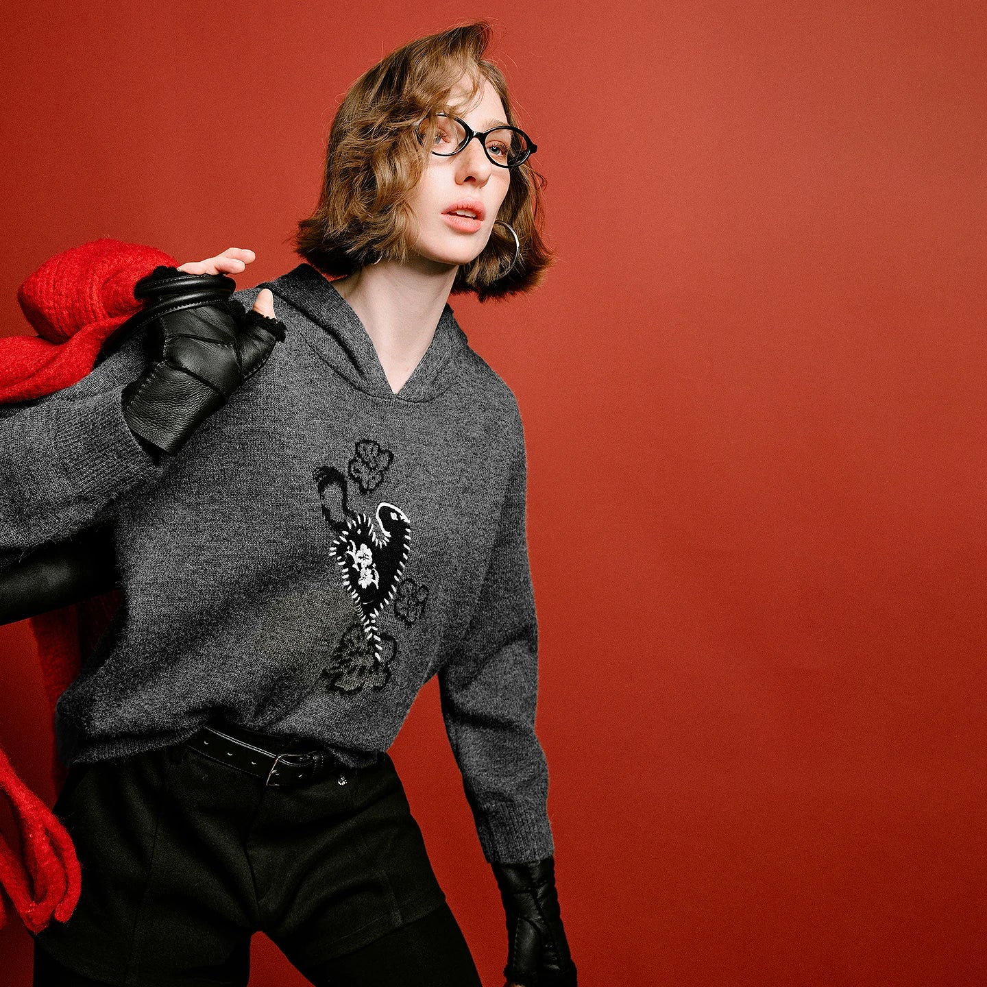 Sweat à Capuche Femme – Maille Épaisse, Confortable et Doux, Look Moderne