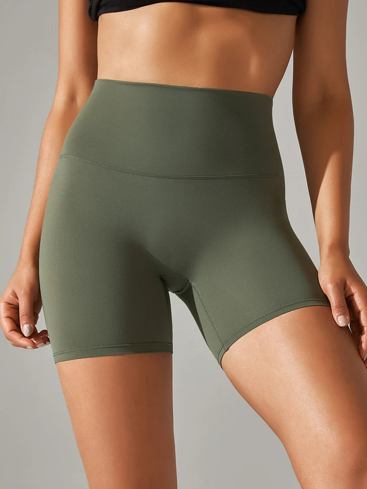 Sportshorts für Damen mit hohem Bund und Shaping-Effekt