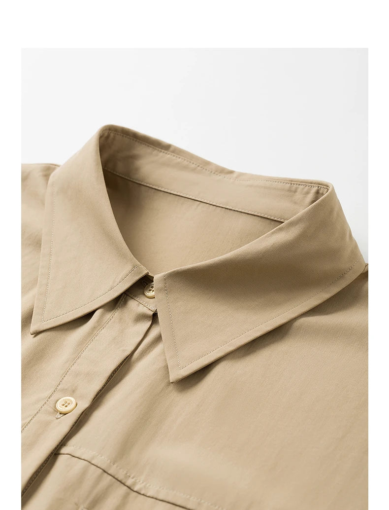 Robe femme mi-mollet été A-Line manches raglan col chemise motif floral