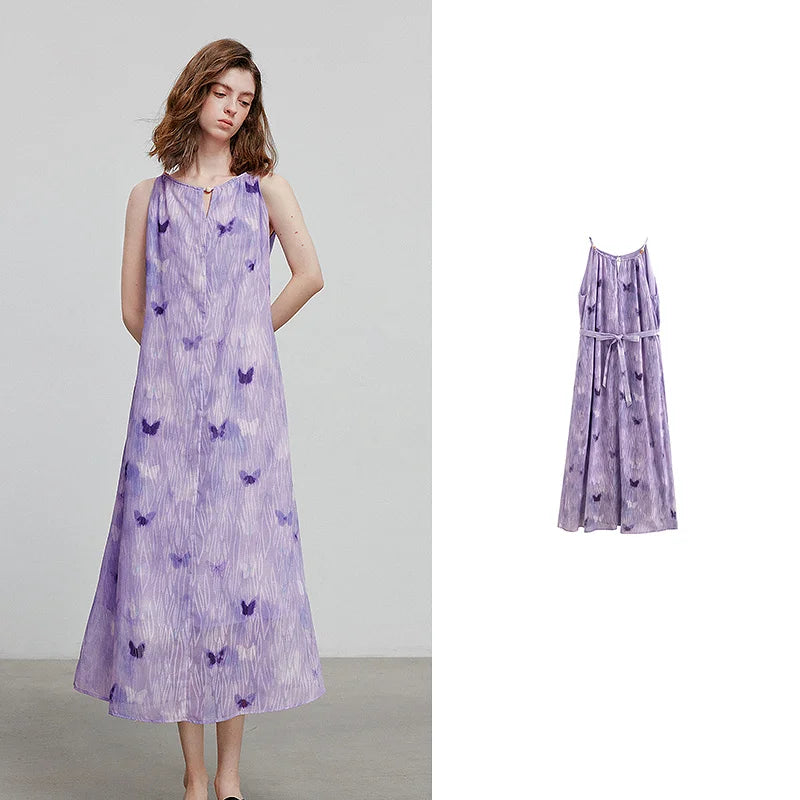 Elegantes Sommerkleid für Damen, fließender, schicker und moderner Schnitt