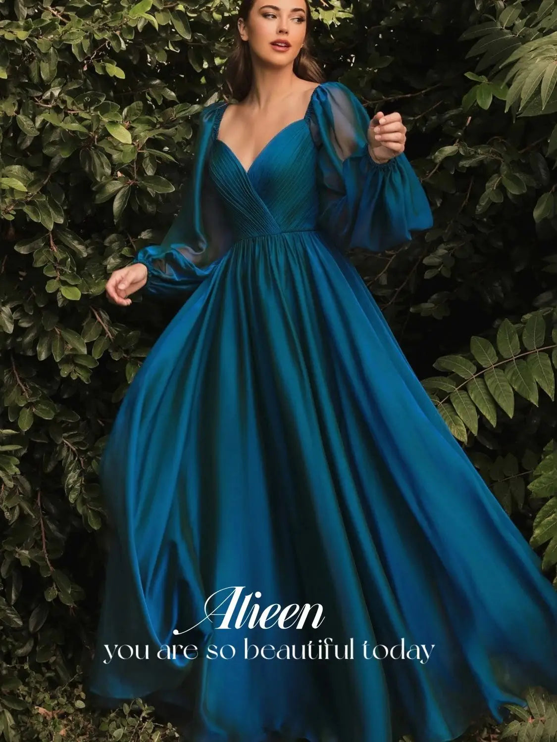 Robe de Soirée Élégante Sur-Mesure, Robe Ligne A