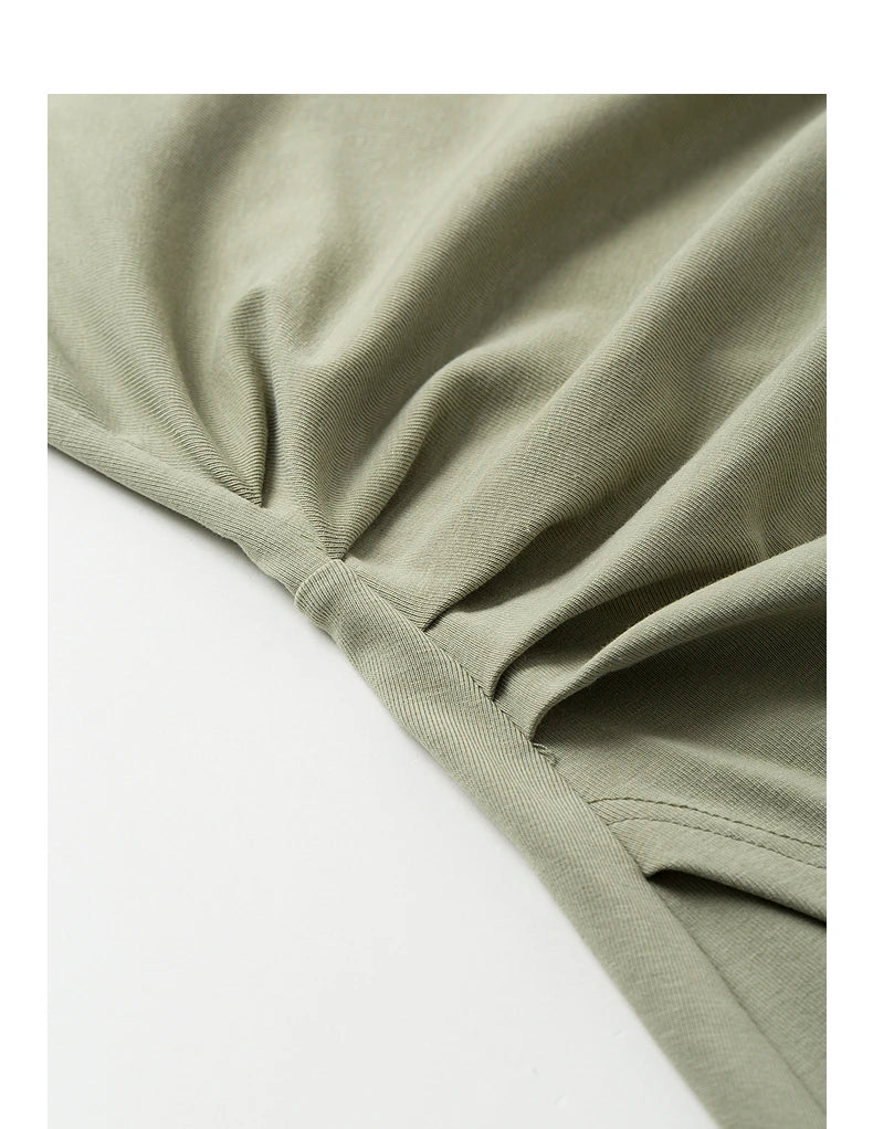 Robe femme mi-mollet été A-Line ajustée en maille avec appliqués