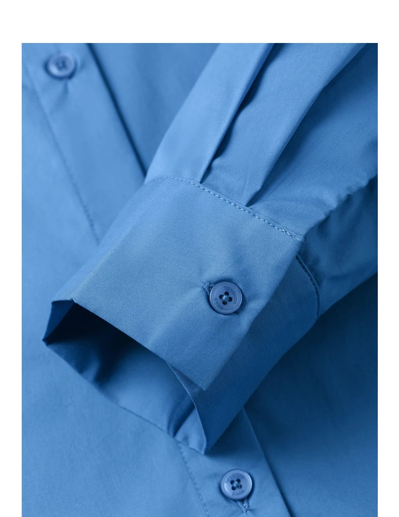 Damen-Langarmshirt Stehkragen unifarben leger