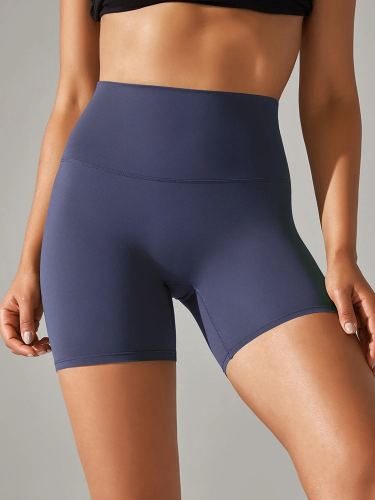 Sportshorts für Damen mit hohem Bund und Shaping-Effekt