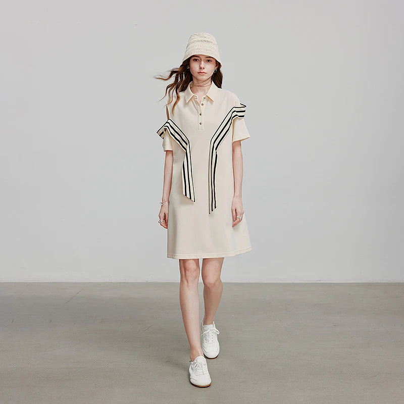 Women's short-sleeved summer holiday style dress
