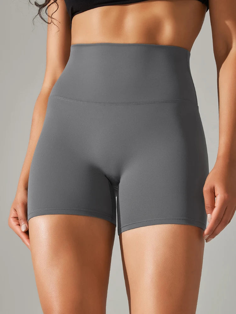 Sportshorts für Damen mit hohem Bund und Shaping-Effekt