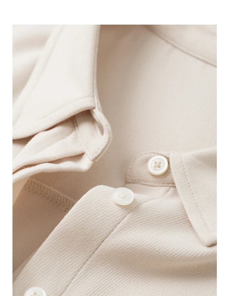 Chemise femme manches longues col classique avec poches casual