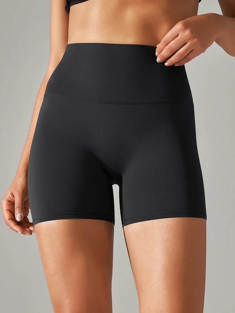 Sportshorts für Damen mit hohem Bund und Shaping-Effekt