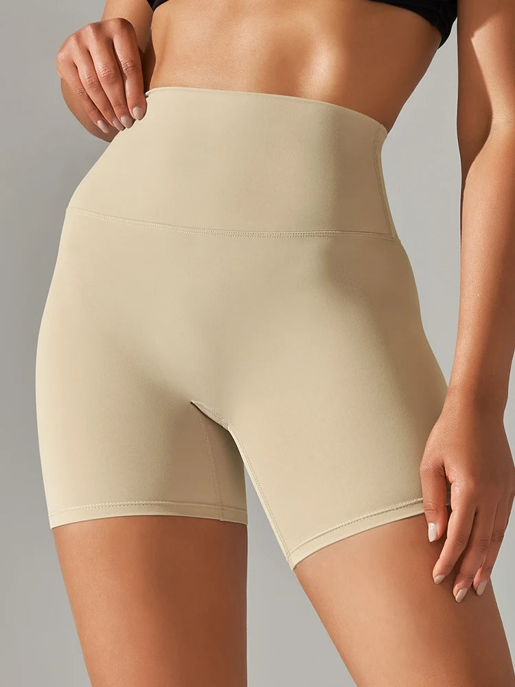 Sportshorts für Damen mit hohem Bund und Shaping-Effekt