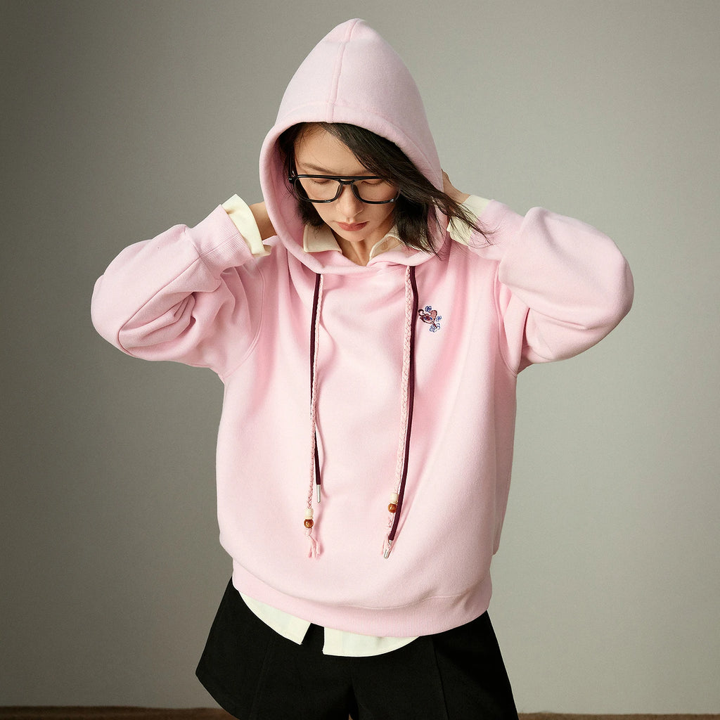 Damen-Hoodie – Weicher Capybara-Samt, Kapuze, wärmend und bequem