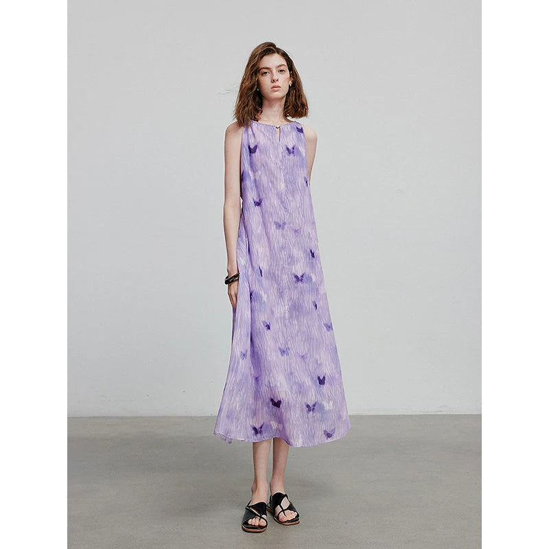 Elegantes Sommerkleid für Damen, fließender, schicker und moderner Schnitt