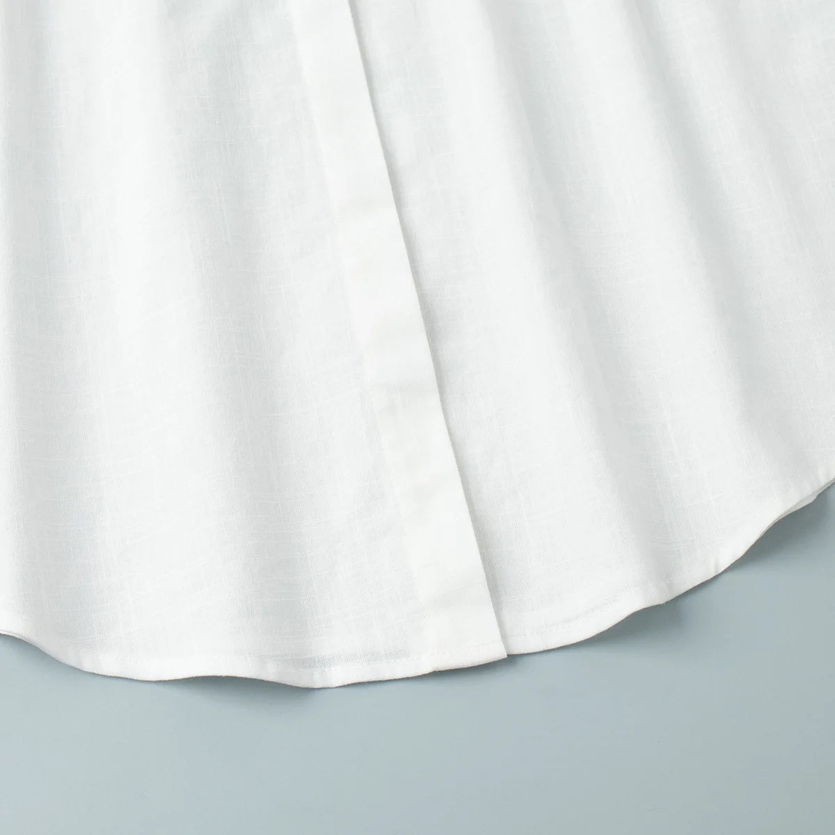 Robe chemise courte femme à revers et laçage, style vacances