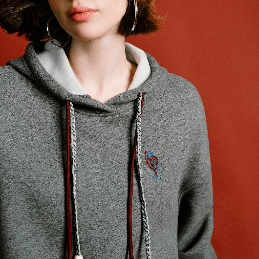 Damen-Hoodie – Weicher Capybara-Samt, Kapuze, wärmend und bequem