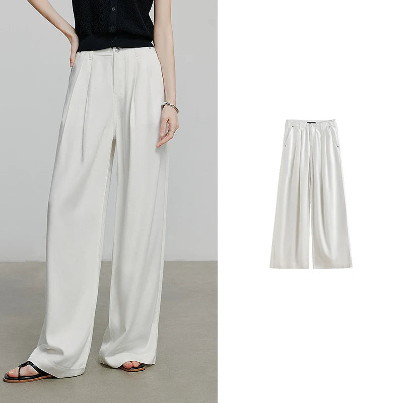 Jean long femme coupe droite