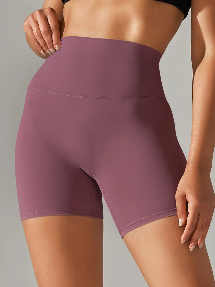 Sportshorts für Damen mit hohem Bund und Shaping-Effekt