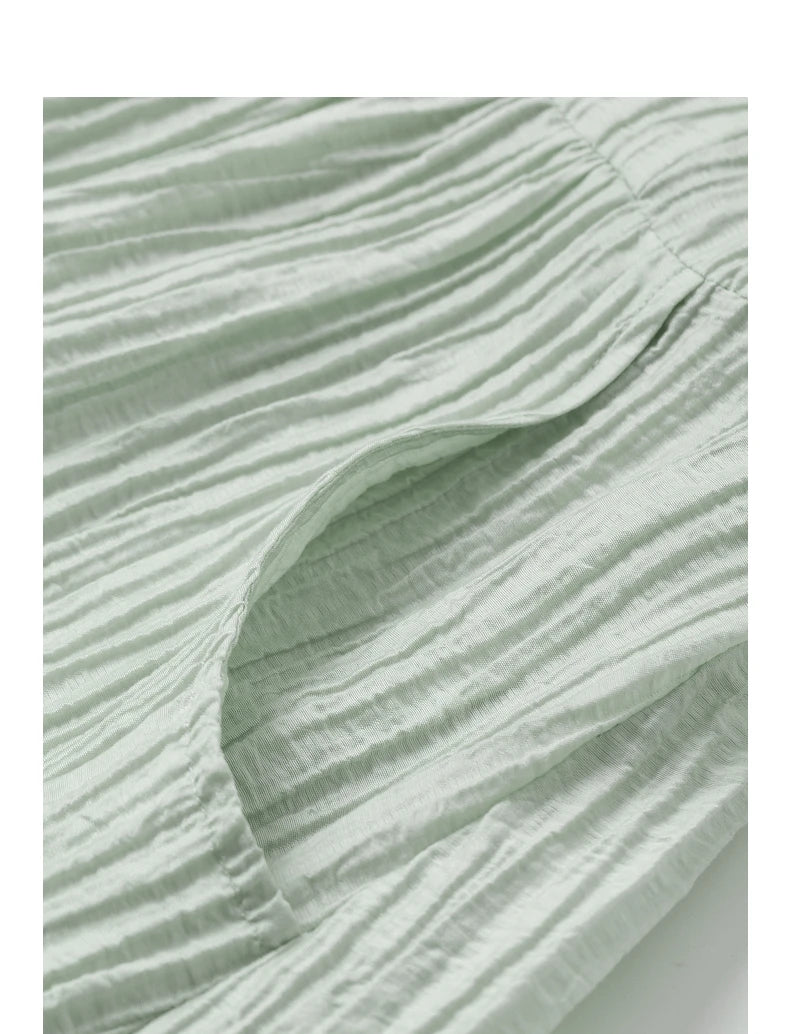 Robe femme mi-mollet été A-Line manches bouffantes col rond à lacets