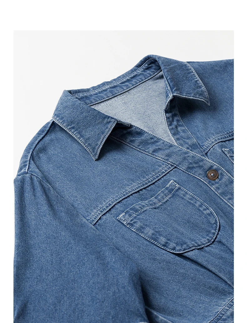 Robe femme mi‑mollet été style office à manches courtes coupe A